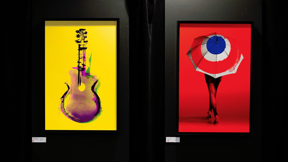 Exposition retrospective signes & musique au théâtre de L'Européen à Paris. Christophe Andrusin invite ainsi le spectateur à questionner la démarche de création face à la commande de l’univers musical.