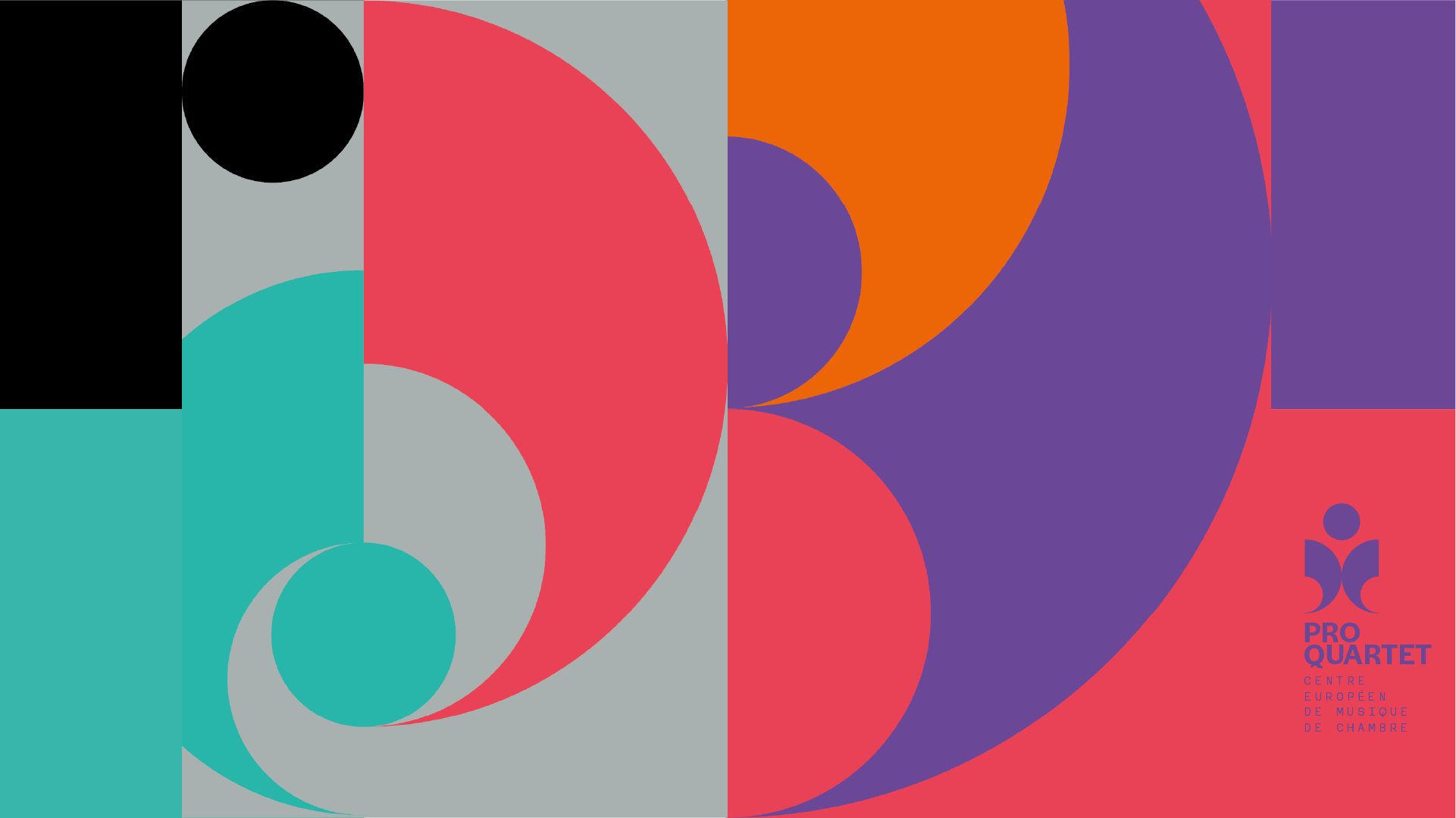 Proquartet - Centre Européen de Musique de Chambre - conception / création, design graphique, direction artistique, Brand design, affiche, programme, édition © Christophe Andrusin @ pommecpommev