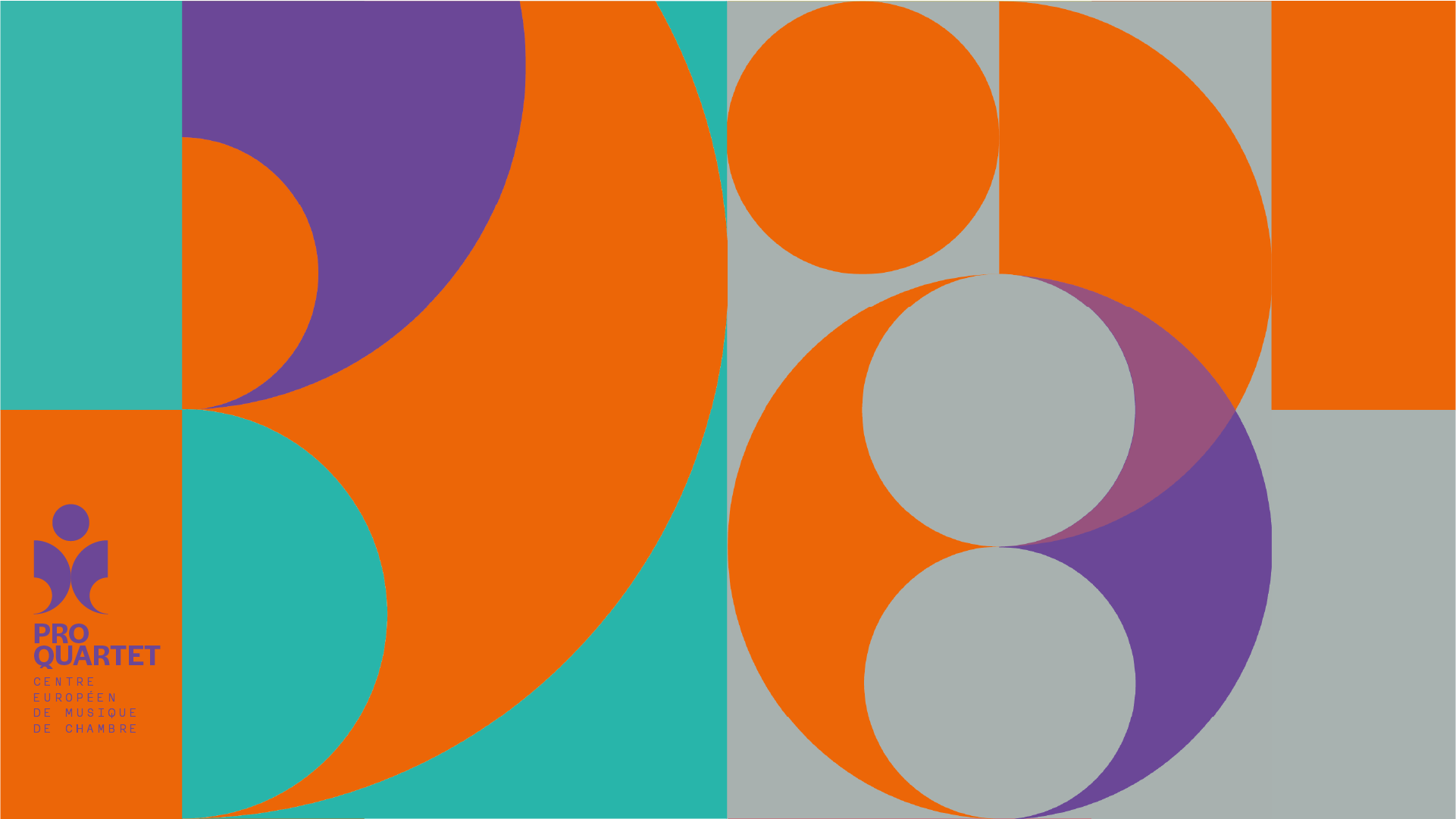 Proquartet - Centre Européen de Musique de Chambre - conception / création, design graphique, direction artistique, Brand design, affiche, programme, édition © Christophe Andrusin @ pommecpommev