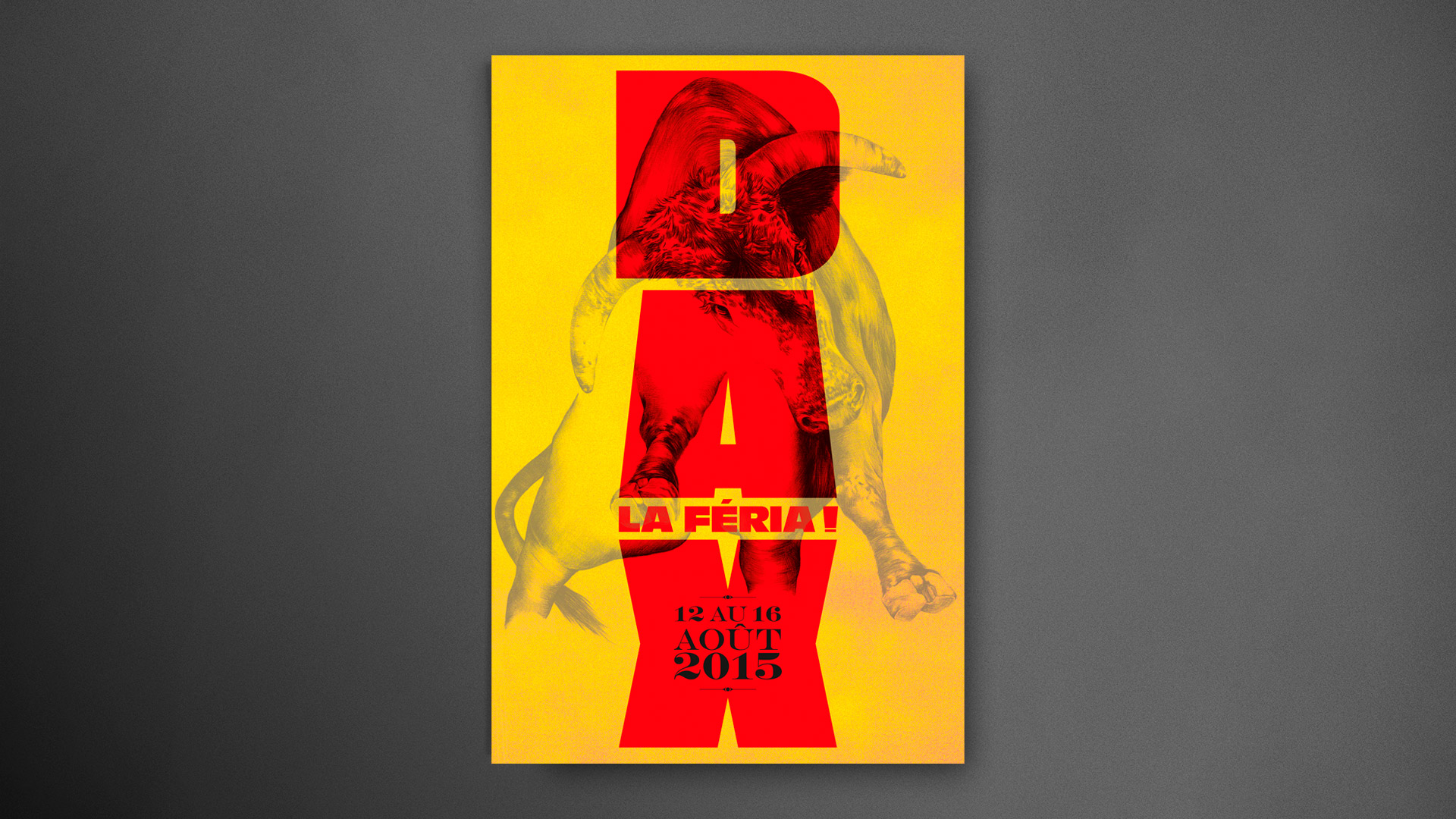 DAX Feria | affiche | direction artistique christophe andrusin | illustration Charlotte Parisse