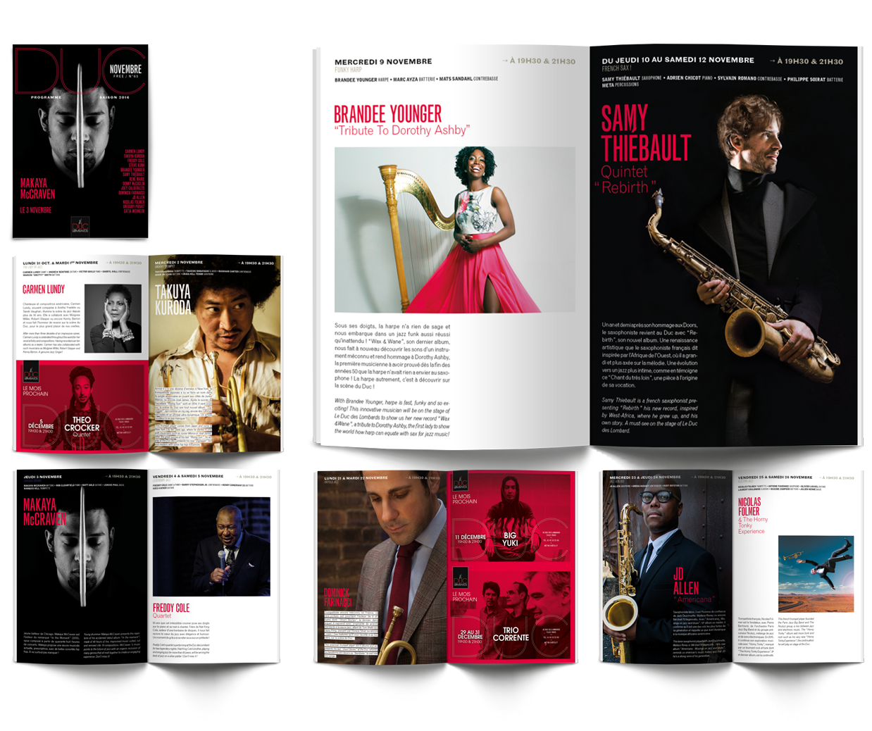 Duc des Lombards - direction artisitique, graphisme, conception / création graphique - affichage, édition, magazine, digital © Christophe Andrusin @ pommecpommev