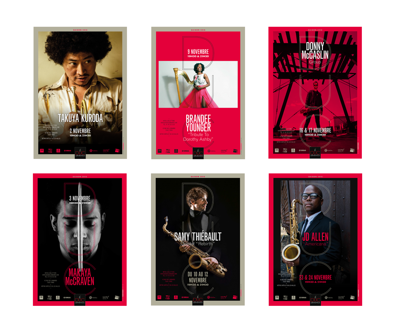 Duc des Lombards - direction artisitique, graphisme, conception / création graphique - affichage, édition, magazine, digital © Christophe Andrusin @ pommecpommev 