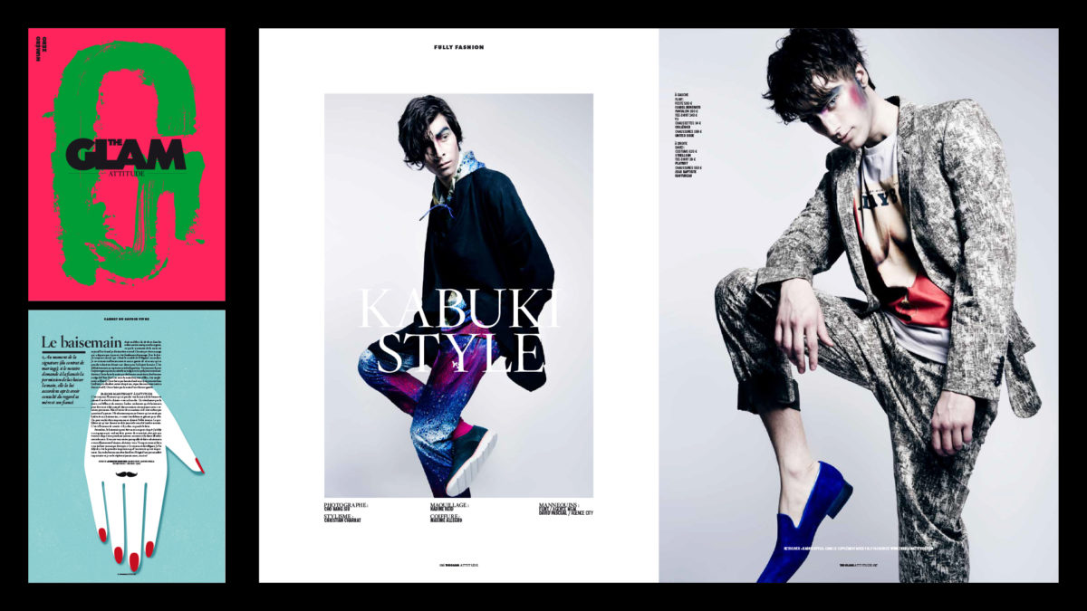 The Glam Attitude Magazine | Direction artistique & design graphique Christophe Andrusin pommeCpommeV