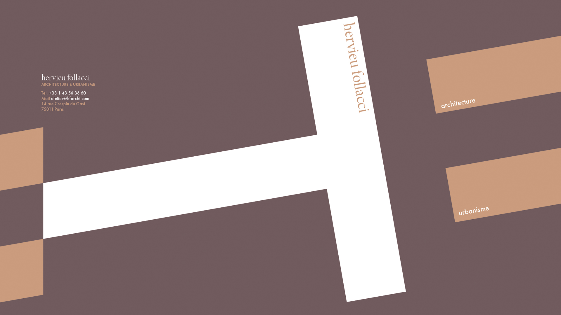 Architecture Brand design Logotype & charte graphique, book, Direction artistique & design graphique pommeC pommeV