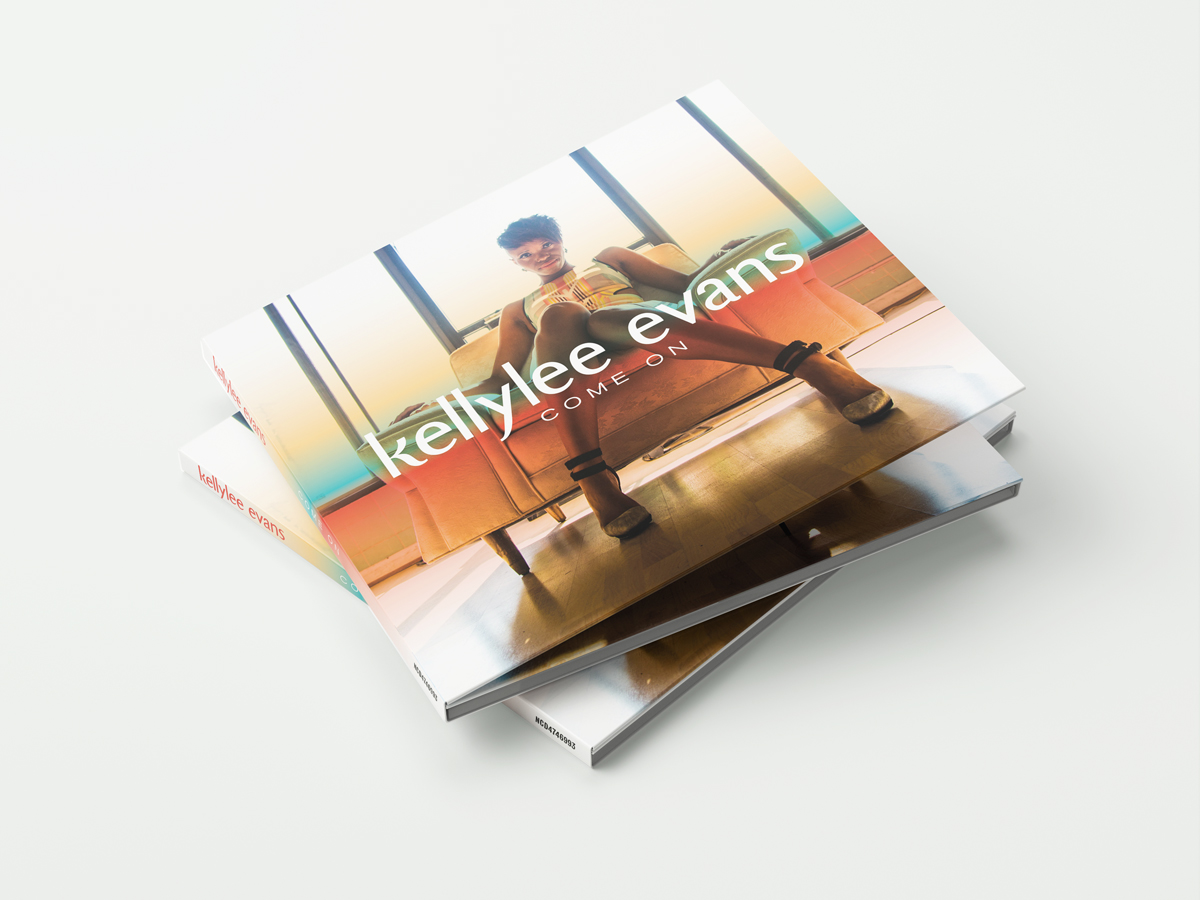 Kellylee Evans album Come On - conception/création graphique, graphisme, typographie, direction artistique © Christophe Andrusin @ pommecpommev
