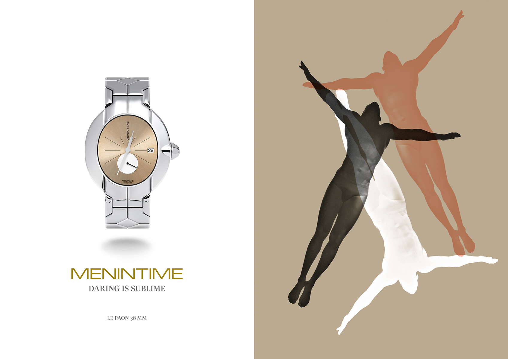 Menintime | Brand design | Ads campaign | publicité | annonce presse | direction artistique & design graphique | christophe andrusin pommecpommev
