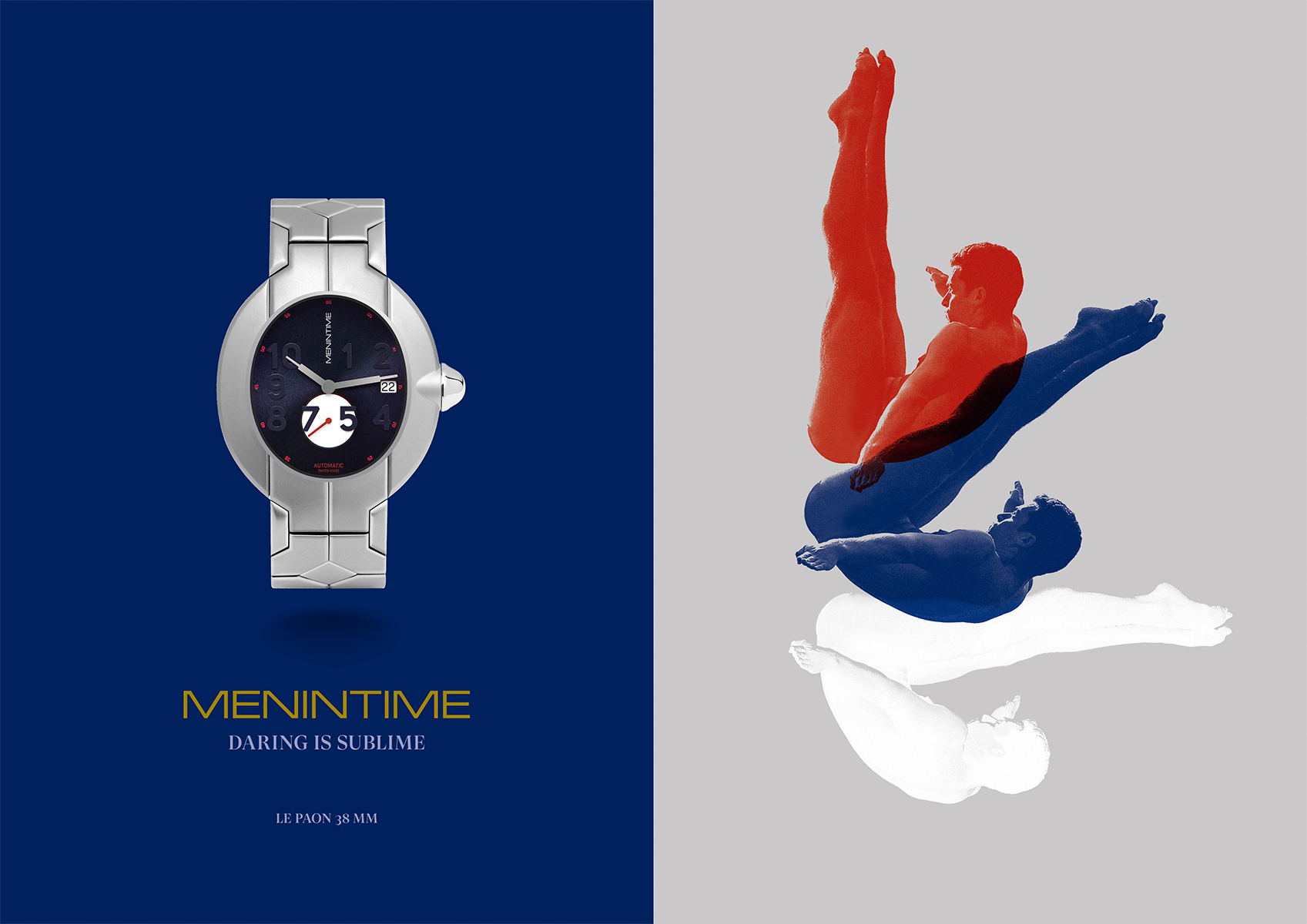 Menintime | Brand design | Ads campaign | publicité | annonce presse | direction artistique & design graphique | christophe andrusin pommecpommev