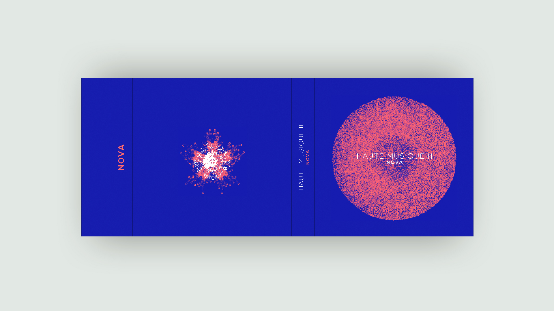 Coffret 10 cd Nova Haute Musique 2 graphisme, conception/création, direction artistique © Christophe Andrusin @ pommecpommev