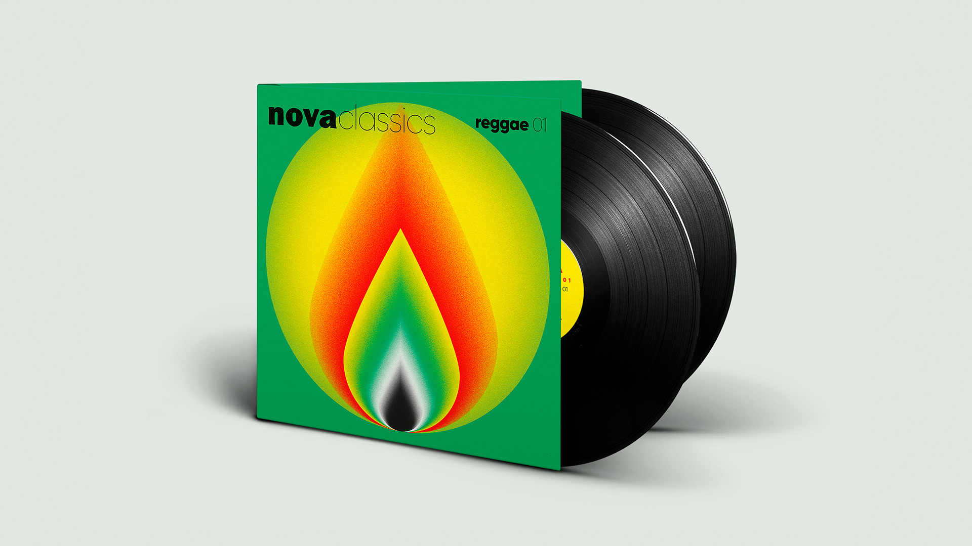 Nova Classics Reggae double vinyles gatefold conception & création graphique pommeC pommeV graphisme & illustration Christophe Andrusin