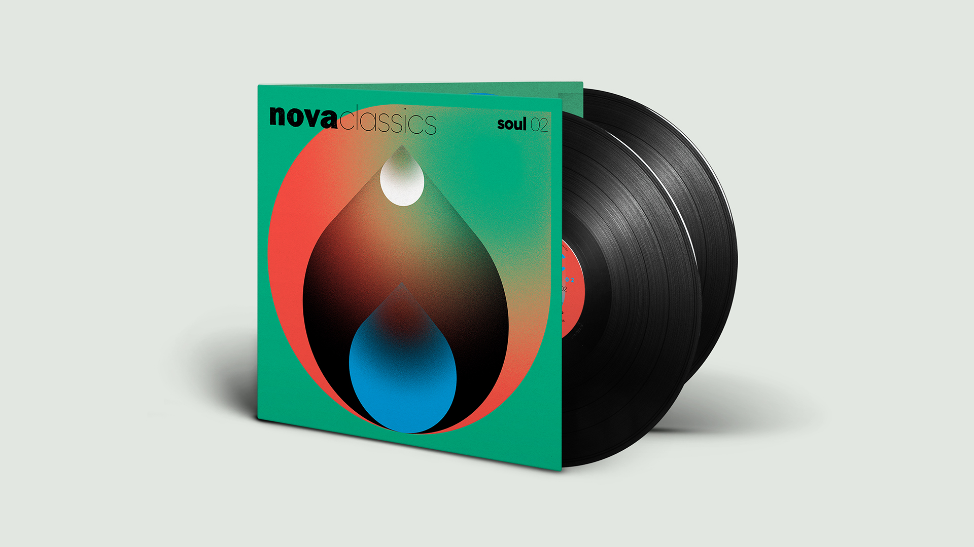 Nova Classics Soul 02 double vinyles gatefold conception & création graphique pommeC pommeV graphisme & illustration Christophe Andrusin