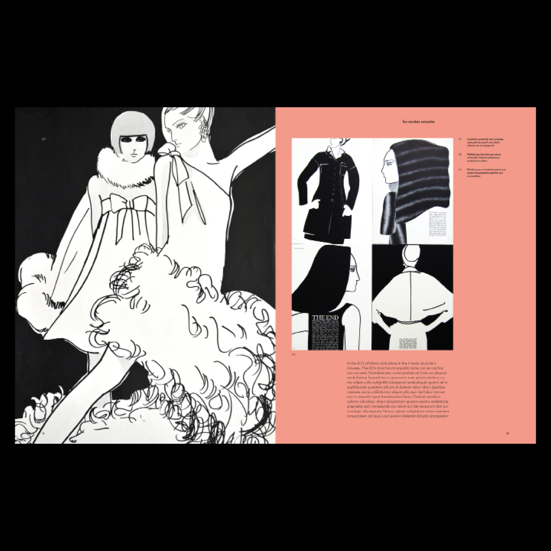 Mouchy illustre la mode depuis 1960 - conception / création, design graphique, direction artistique © Christophe Andrusin @ pommecpommev
