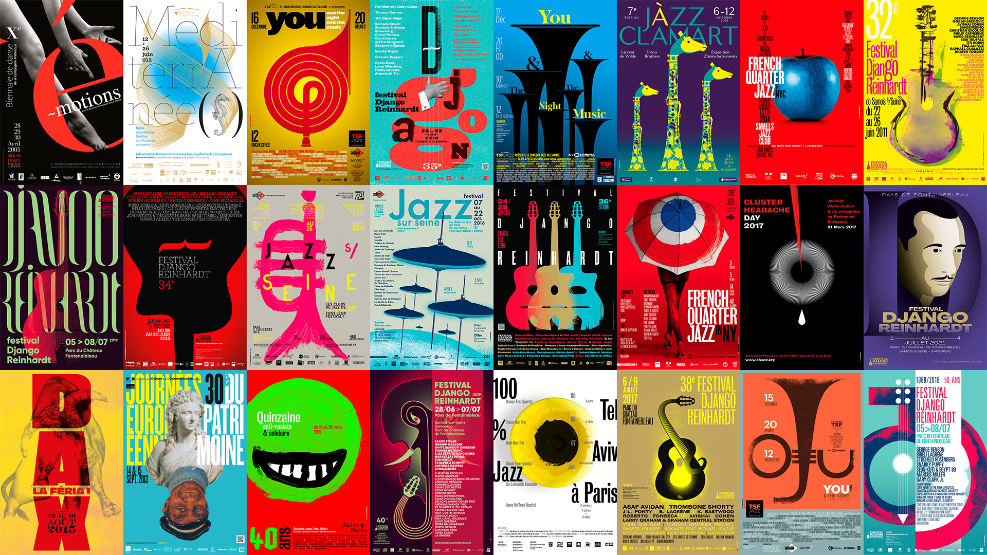 Christophe Andrusin L'affichiste du Jazz - graphisme, illustration, photographie, direction artistique, affiche, édition, festival, événementiel, digital © Christophe Andrusin @ pommecpommev