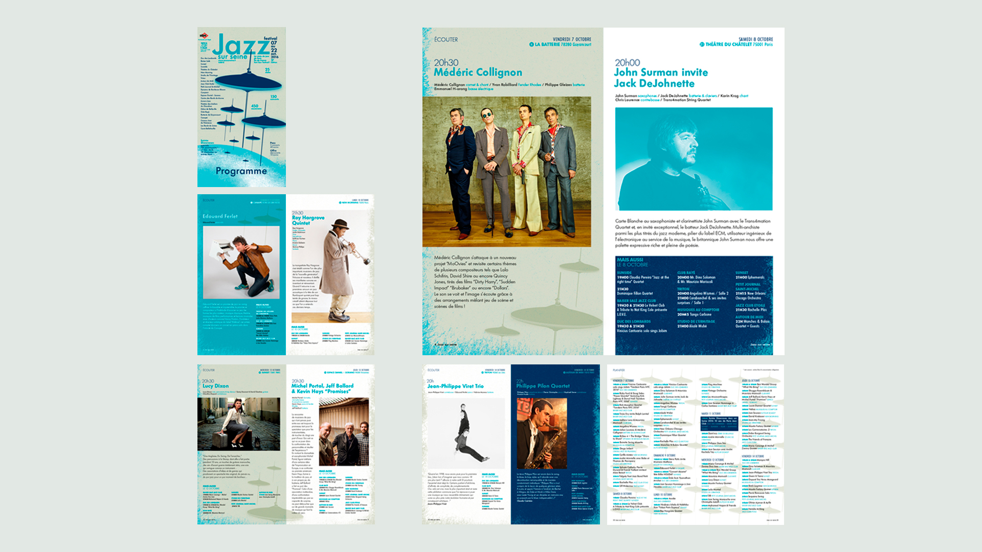 Paris Jazz Club - Festival - Conception/création. graphique, graphisme, direction artistique, illustration, édition, digital, affiche © Christophe Andrusin @ pommecpommev