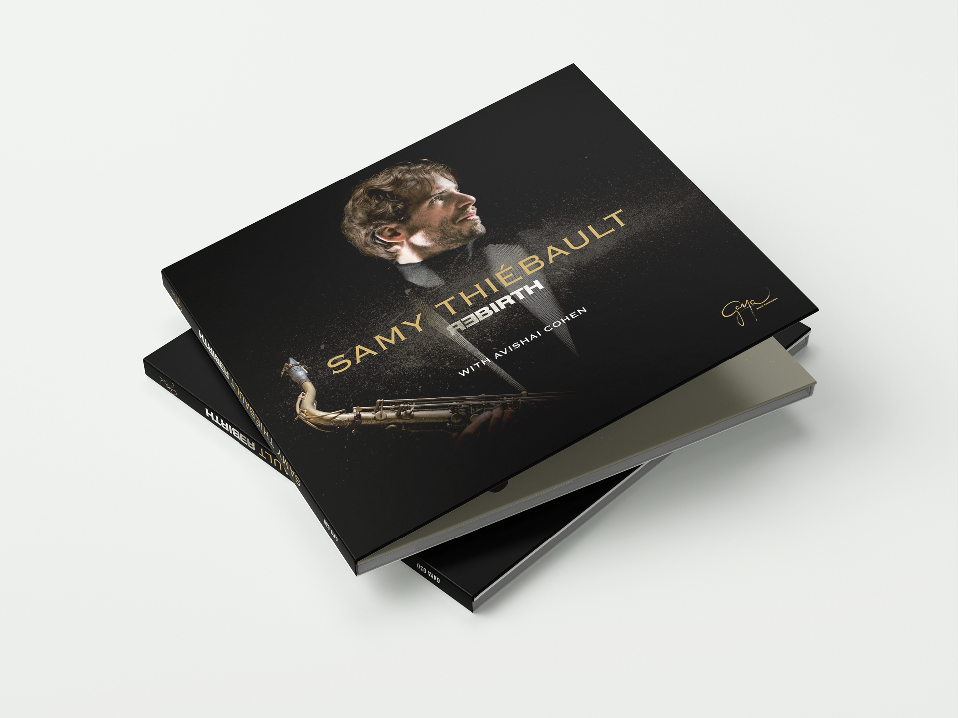 Samy Thiébault - Rebirth - album de musique - pochette cd - direction artistique, graphisme, illustration, design graphique © Christophe Andrusin @ pommecpommev