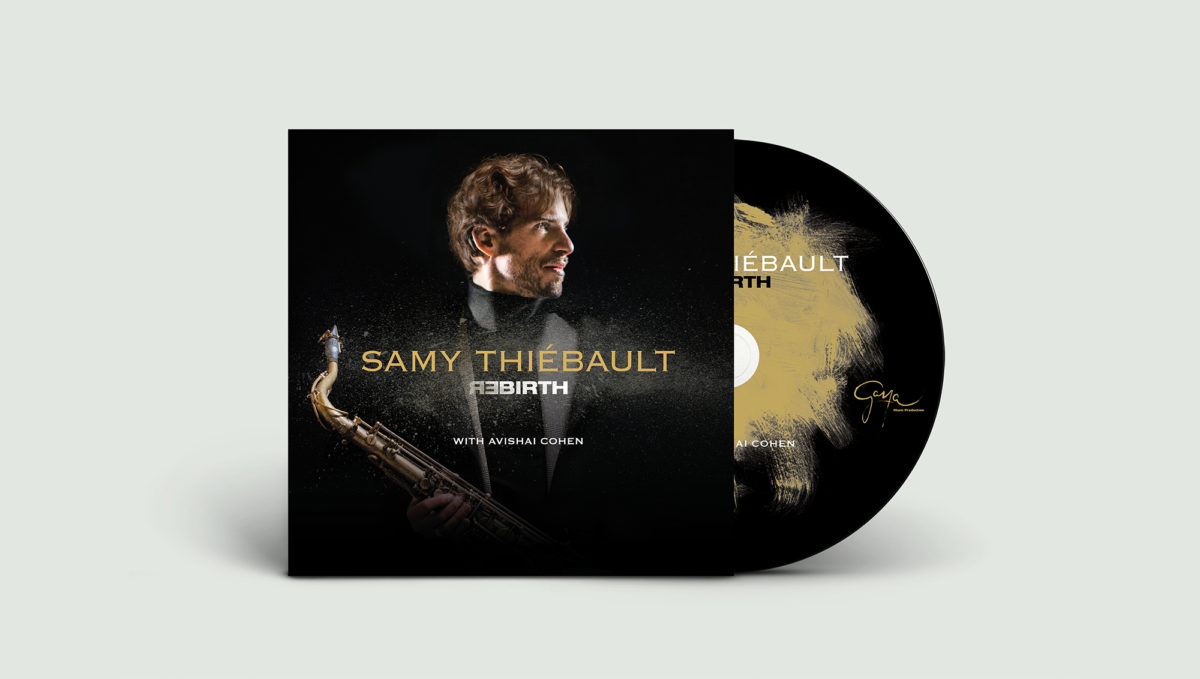 Samy Thiébault - Rebirth - album de musique - pochette cd - direction artistique, graphisme, illustration, design graphique © Christophe Andrusin @ pommecpommev