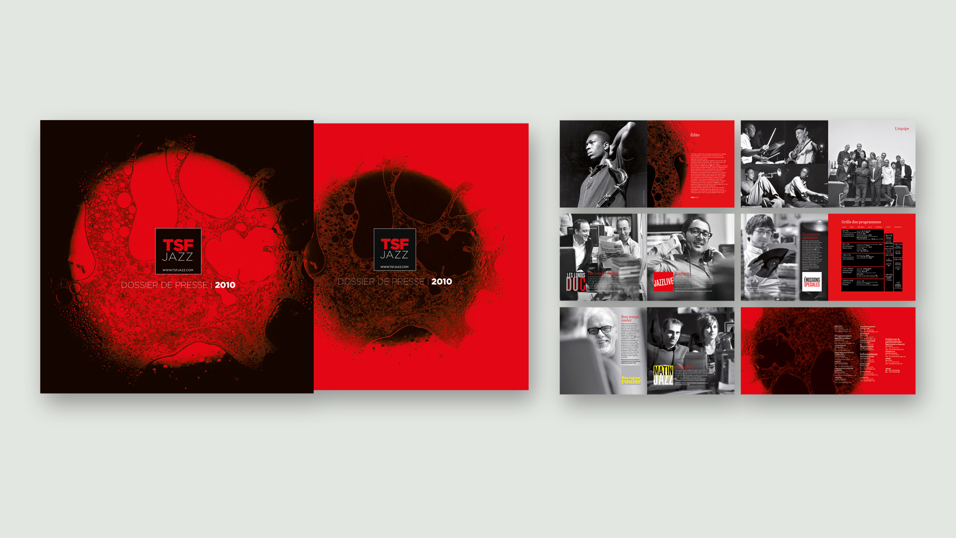 TSF JAZZ logotype et charte graphique