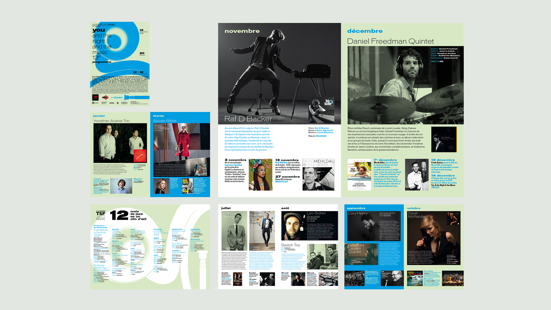 You and the Night and the Music Affiches, signalétique, édition, t-shirt, digital You and the Night and the Music