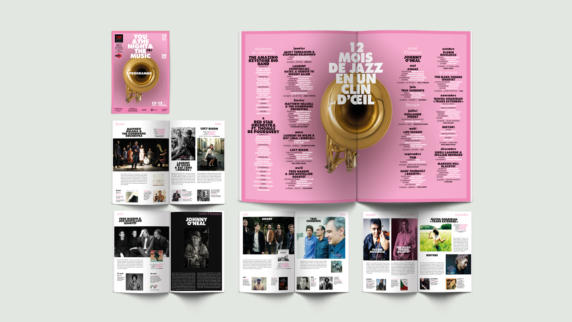 You and the Night and the Music Affiches, signalétique, édition, t-shirt, digital You and the Night and the Music