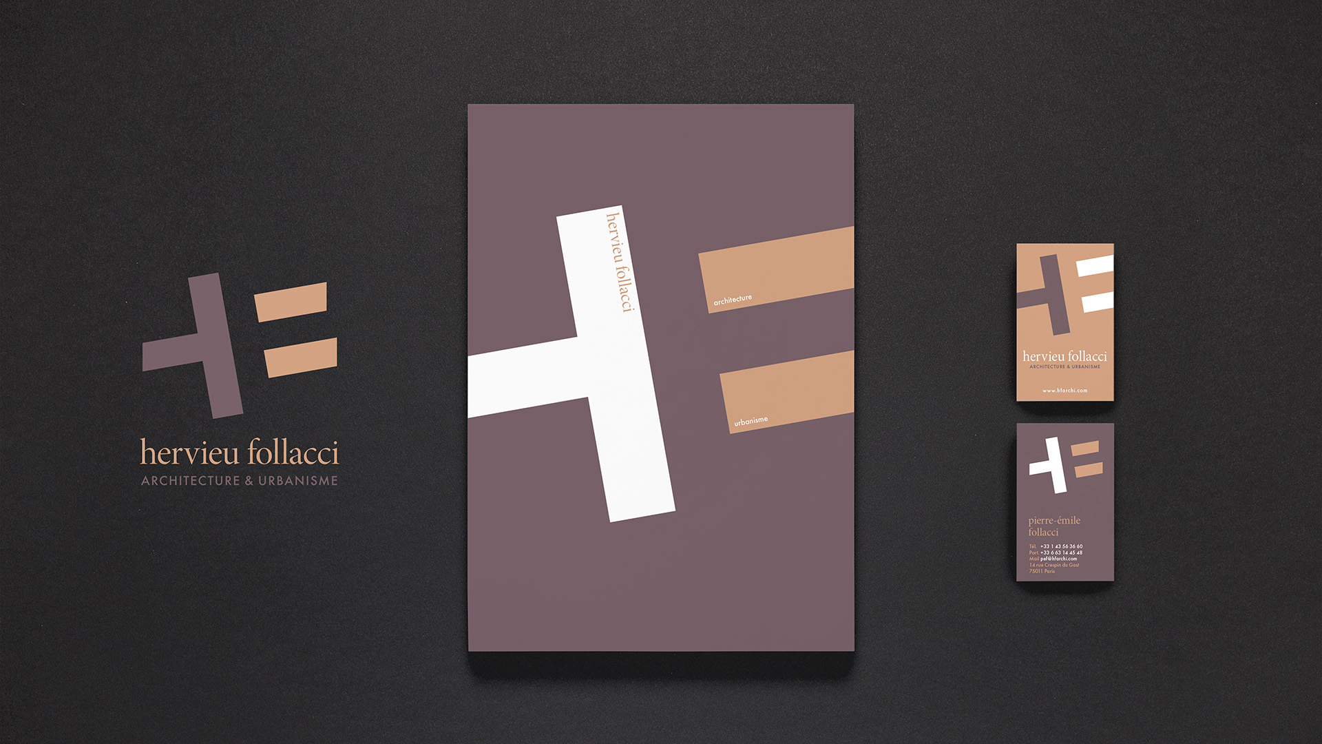 Architecture Brand design Logotype & charte graphique, book, Direction artistique & design graphique pommeC pommeV