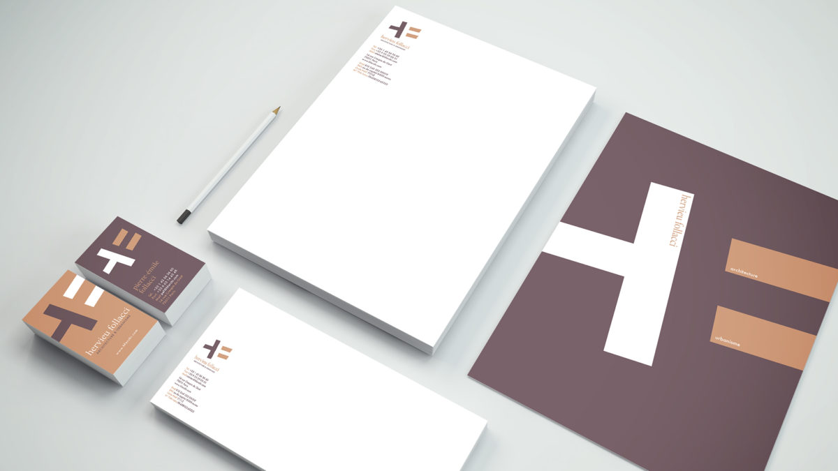 Architecture Brand design Logotype & charte graphique, book, Direction artistique & design graphique pommeC pommeV